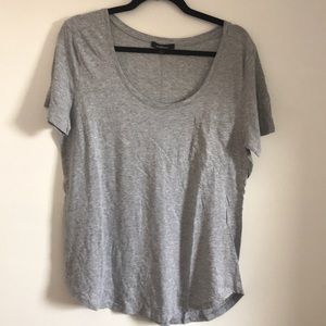 Gray Pocket Tee